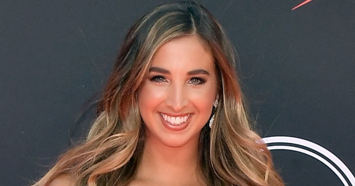 Katie Austin Models Teeny Tiny Watermelon Print Bikini From Si Swimsuit Photo Shoot