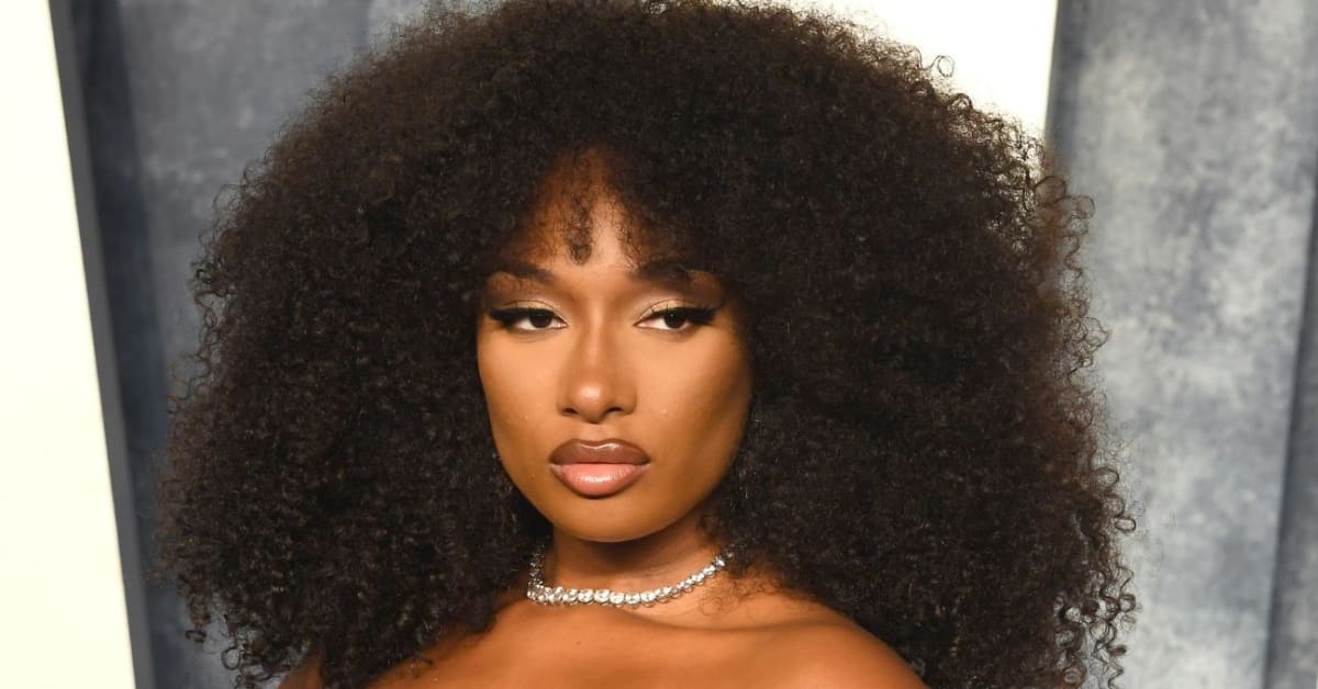 Megan Thee Stallion Expertly Matches Blue String Bikini With Cotton