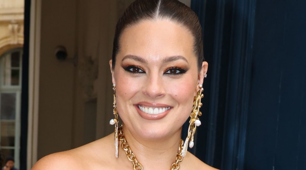 Ashley Graham Is Stunning in a Gold Backless Dress