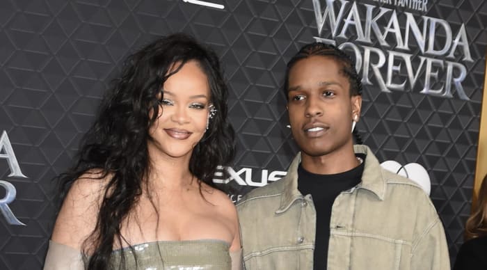 Watch A Ap Rocky Is The Cutest Proud Boyfriend Cheering Rihanna On Si