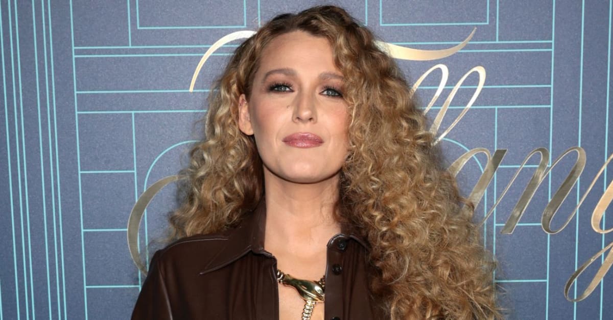 Blake Lively’s Leather Dress Features the Most Daring, Plunging ...