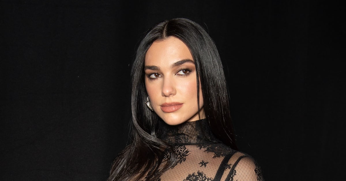 Dua Lipa Is Living in a Barbie World With Sparkly Pink Two-Piece ...