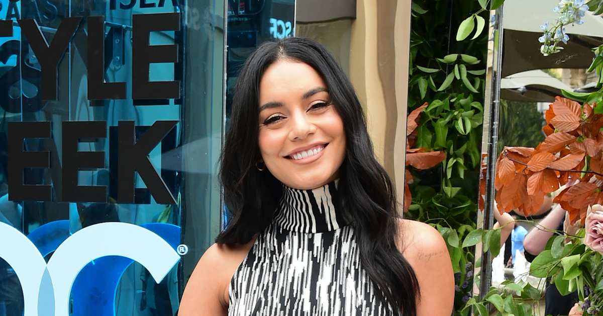 Vanessa Hudgens Dons Her Chicest Fall Fit For Los Angeles FC Game Sports Oversized Leather