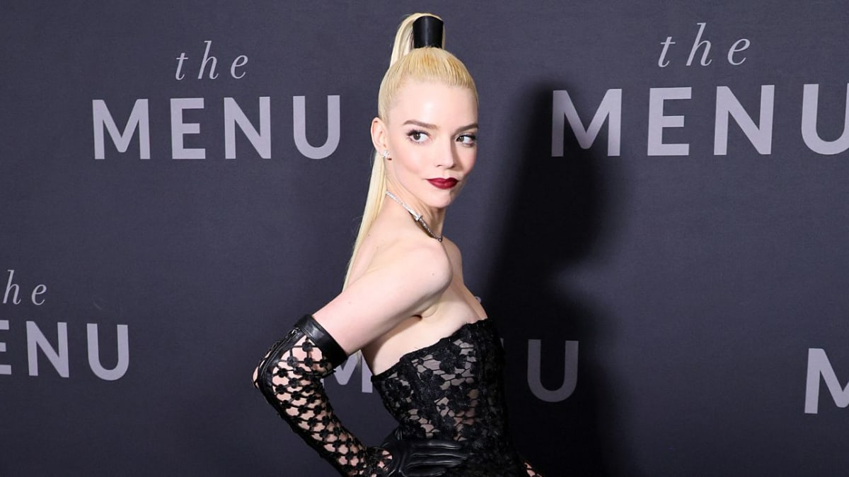 Anya Taylor-Joy and Nicholas Hoult Serve At 'The Menu' Premiere