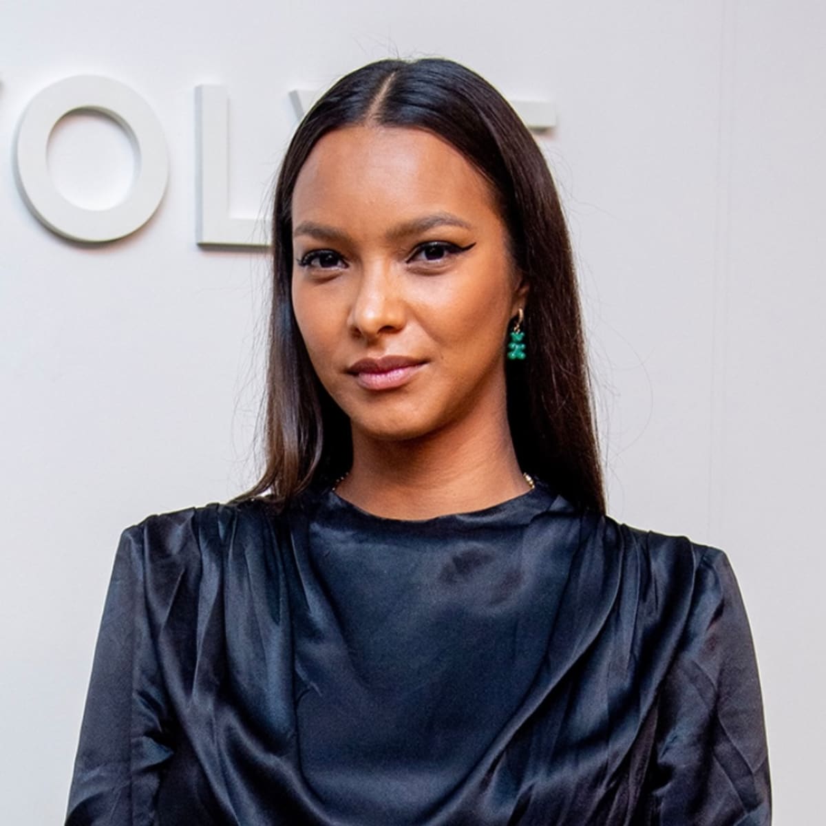 Lais Ribeiro Goes Hot Pink With Matching Corset, Mini Skirt and