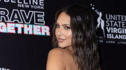 Christen Harper attends as Sports Illustrated Swimsuit celebrates the launch of the 2022 Issue and Debut of Pay With Change. 
