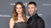 Behati Prinsloo and Adam Levine