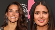 Melissa Wood-Tepperberg and Salma Hayek