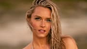 Camille Kostek was photographed by Derek Kettela in St. Croix.