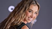 Katie Austin dazzles on the red carpet.