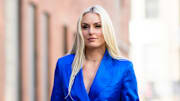 Lindsey Vonn is seen promoting her book "Rise: My Story," released in January, in New York City.