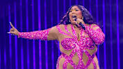 Lizzo performs onstage at Little Caesars Arena in Detroit, Michigan. 