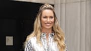 Caroline Wozniacki is seen arriving to Brandon Maxwell fashion show during New York Fashion Week.