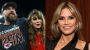 Travis Kelce, Taylor Swift and Heidi Klum