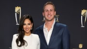 Christen Harper and Jared Goff