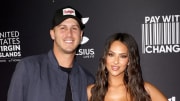 Jared Goff and Christen Harper