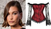 Hailey Bieber and Amazon corset