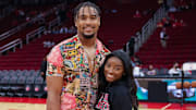 Jonathan Owens and Simone Biles