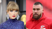 Taylor Swift and Travis Kelce.