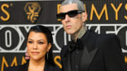 Kourtney Kardashian and Travis Barker