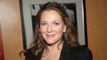 Drew Barrymore poses at Lea Michele’s first performance in “Funny Girl” on Broadway.