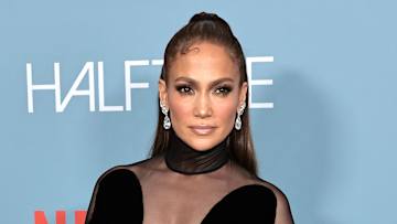 Jennifer Lopez attends the ’Halftime’ premiere during the Tribeca Festival opening night.