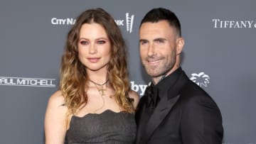 Behati Prinsloo and Adam Levine