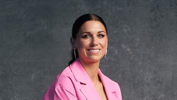 Alex Morgan poses ahead of the Best FIFA Football Awards. 