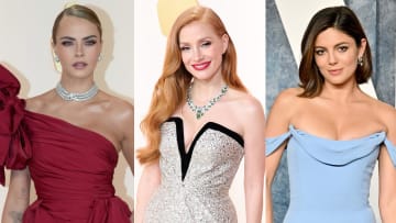 Cara Delevingne, Jessica Chastain and Monica Barbaro.