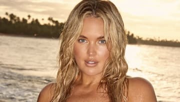 Georgina Burke was photographed by Ben Watts in Puerto Rico. 