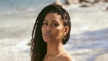 Leyna Bloom was photographed by Amanda Pratt in Dominica. 