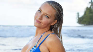 Camille Kostek was photographed by James Macari in the Dominican Republic. 