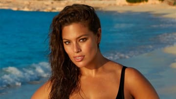 Ashley Graham was photographed by James Macari in Turks and Caicos.