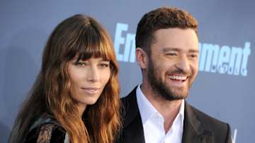 Jessica Biel and Justin Timberlake arrive at the 22nd Annual Critics' Choice Awards.