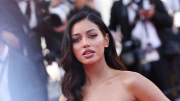 Cindy Kimberly attends the screening of “Elvis” during the 75th annual Cannes Film Festival.