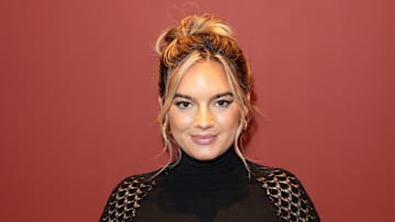Natalie Mariduena attends as Sports Illustrated Swimsuit celebrates the launch of the 2022 issue and debut of Pay With Change. 