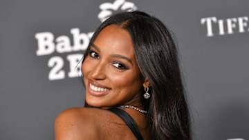 Jasmine Tookes attends the 2022 Baby2Baby Gala presented by Paul Mitchell.