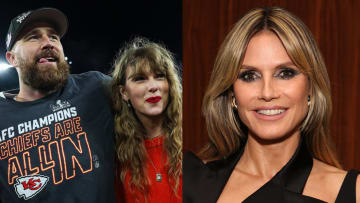 Travis Kelce, Taylor Swift and Heidi Klum