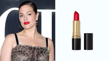 Ashley Graham and Revlon Lipstick