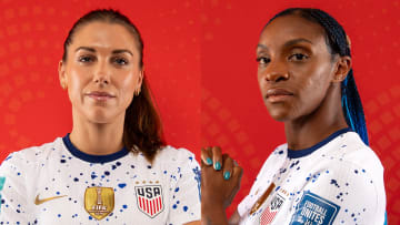 Alex Morgan and Crystal Dunn.