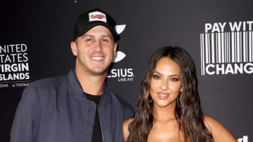 Jared Goff and Christen Harper