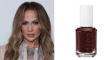 Jennifer Lopez and Essie nail polish