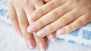 Modern French manicure