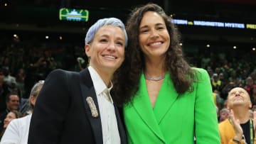 Megan Rapinoe and Sue Bird
