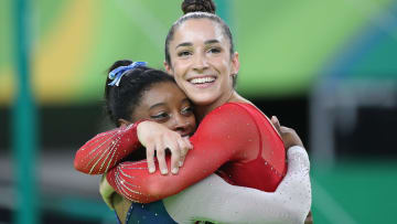 Simone Biles and Aly Raisman