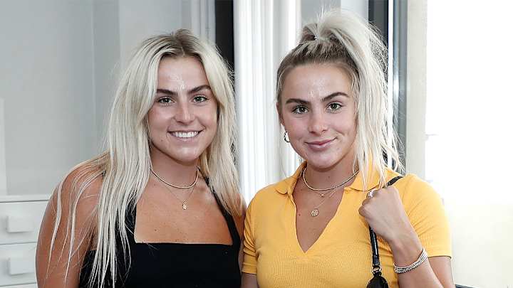 Haley Cavinder and Hanna Cavinder.