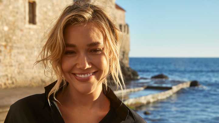 Olivia Ponton was photographed by James Macari in Montenegro.