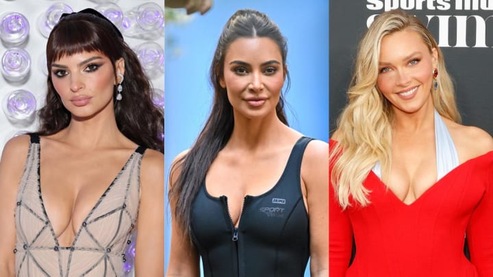 Emily Ratajkowski, Kim Kardashian and Camille Kostek.