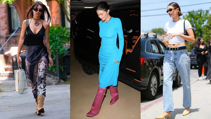 Emily Ratajkowski, Kylie Jenner and Hailey Bieber.