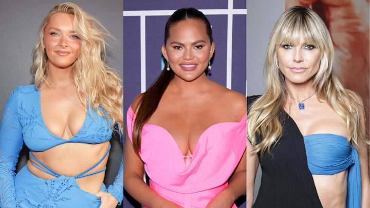 Camille Kostek, Chrissy Teigen and Heidi Klum.
